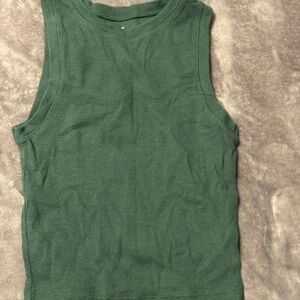 Hollister Forest Green High-Neck Tank